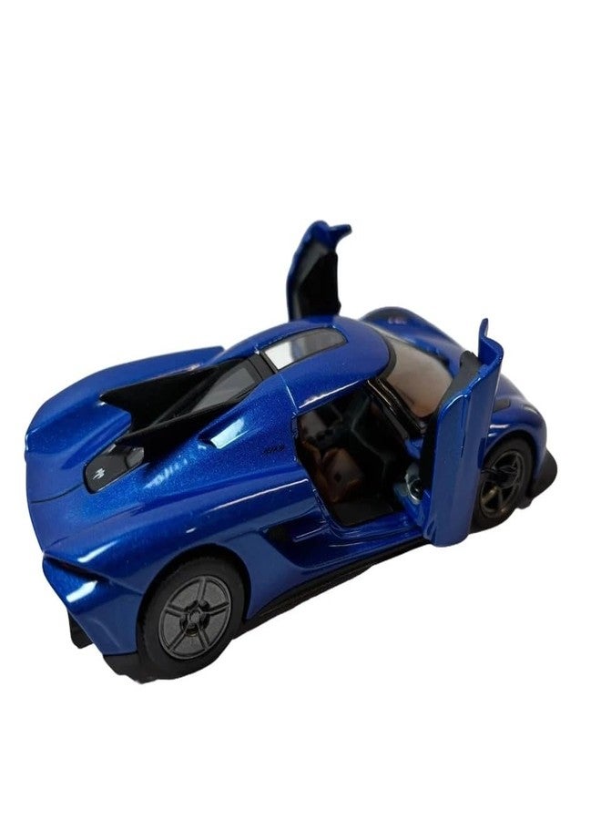 ماياترا سيارة لعبة معدنية مصبوبة من نوع كوينجسيج جيسكو أبسولوت بمقياس 1:36 من ماياترا كينز مارت (أزرق) - Image 5